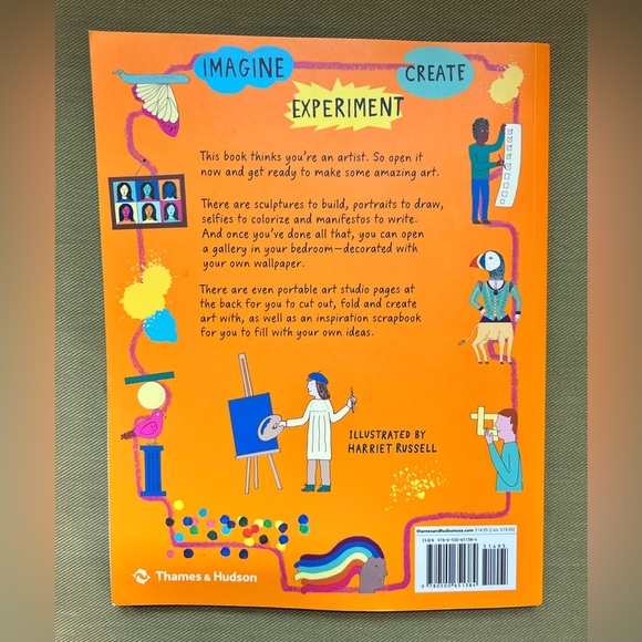 NEW “This Book Thinks You’re An Artist” Art Activity Book - Picture 2 of 6